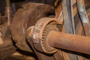 gearbox with contaminants